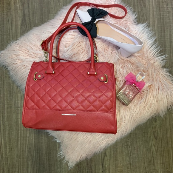 Time and Tru Handbags - Time and Tru Satchel Tote Handbag Red